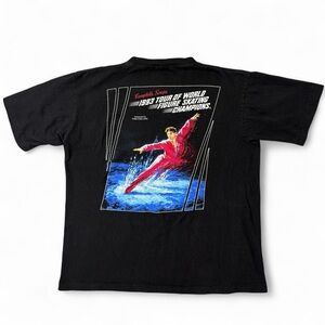 Vintage 1993 Tour Of World Figure Skating Champions Single Stitch T Shirt Sz M